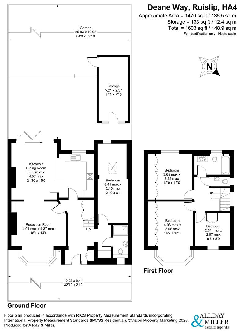 33, Deane Way, Ruislip floorplan
