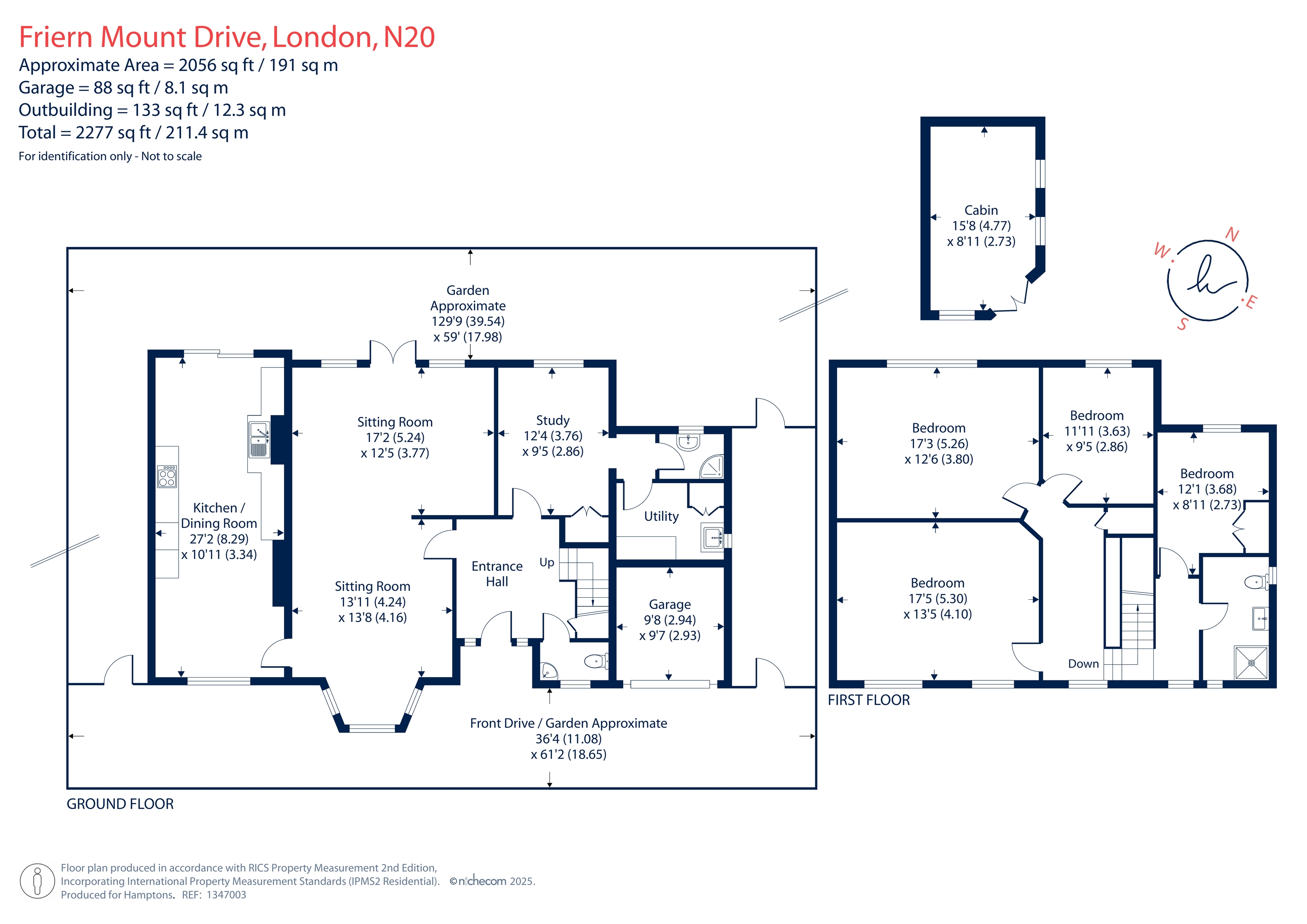 Friern Mount Drive, Whetstone, N20 floorplan