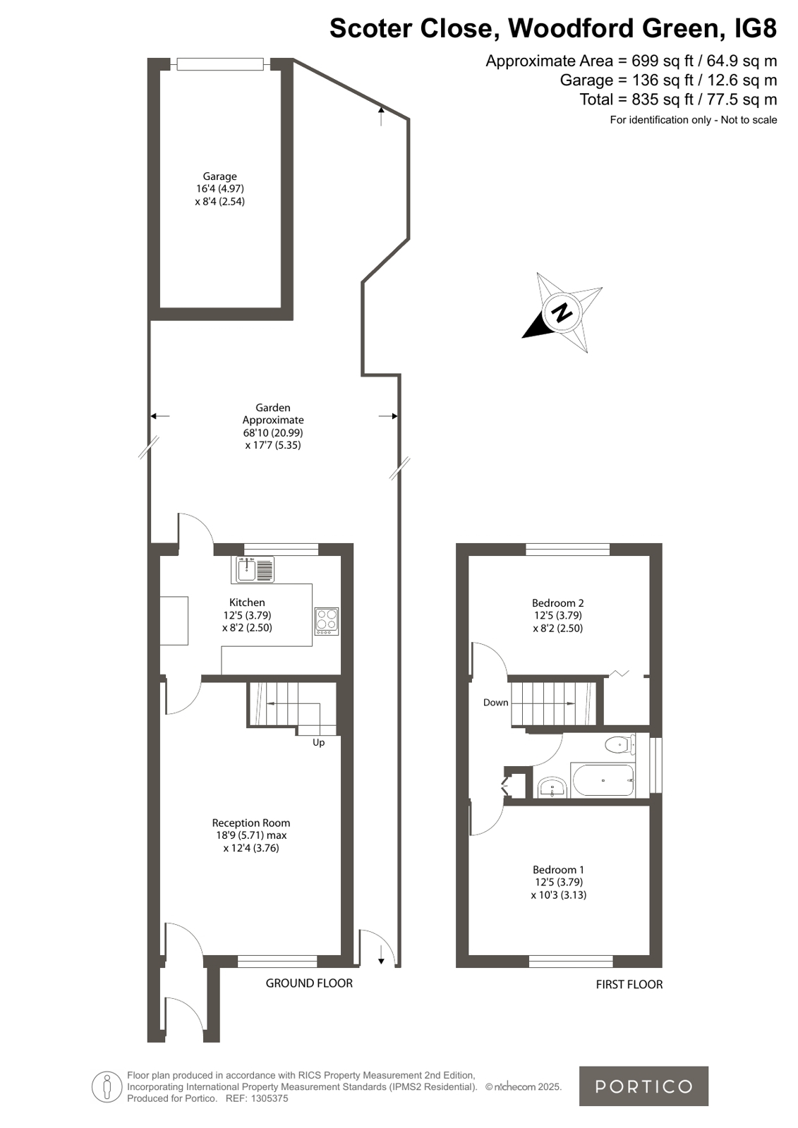 13, Scoter Close, Woodford Green floorplan