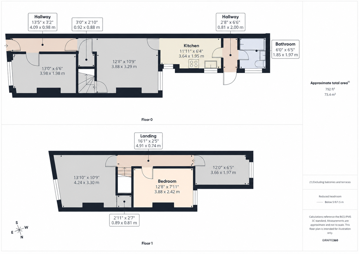 80 Tudor Road, Leicester floorplan