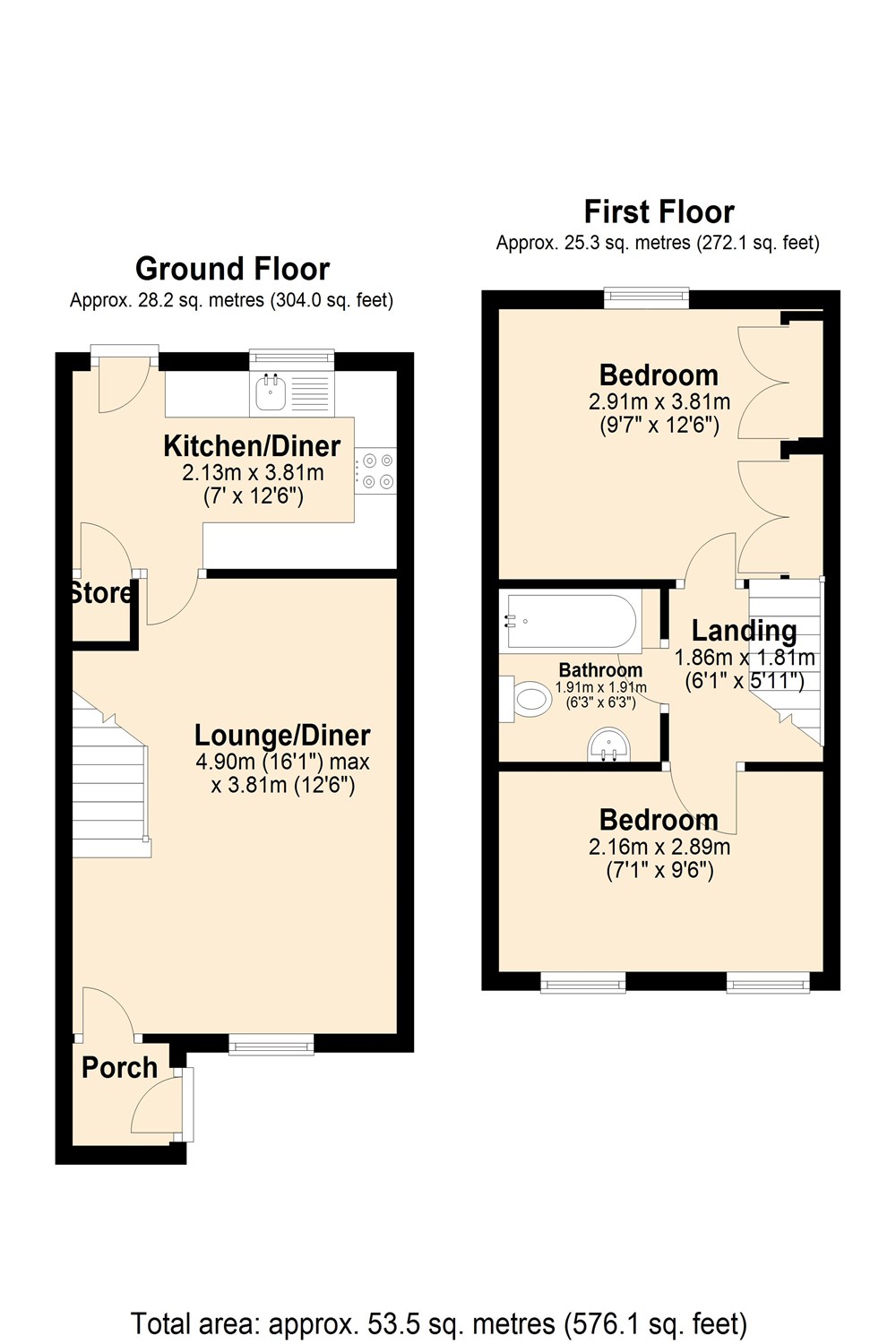 46 Richard House Drive, Beckton, London floorplan