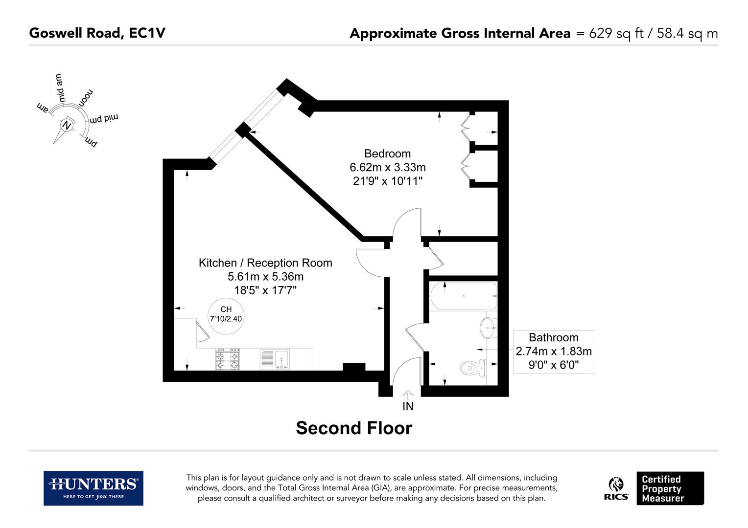 Goswell Road, London floorplan