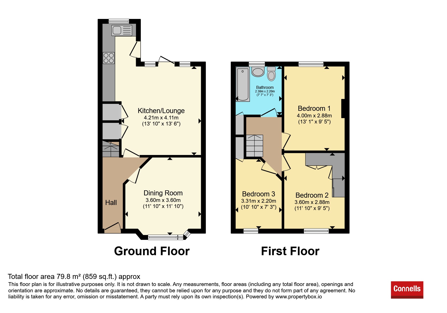 22, Staple Hall Road, Birmingham floorplan