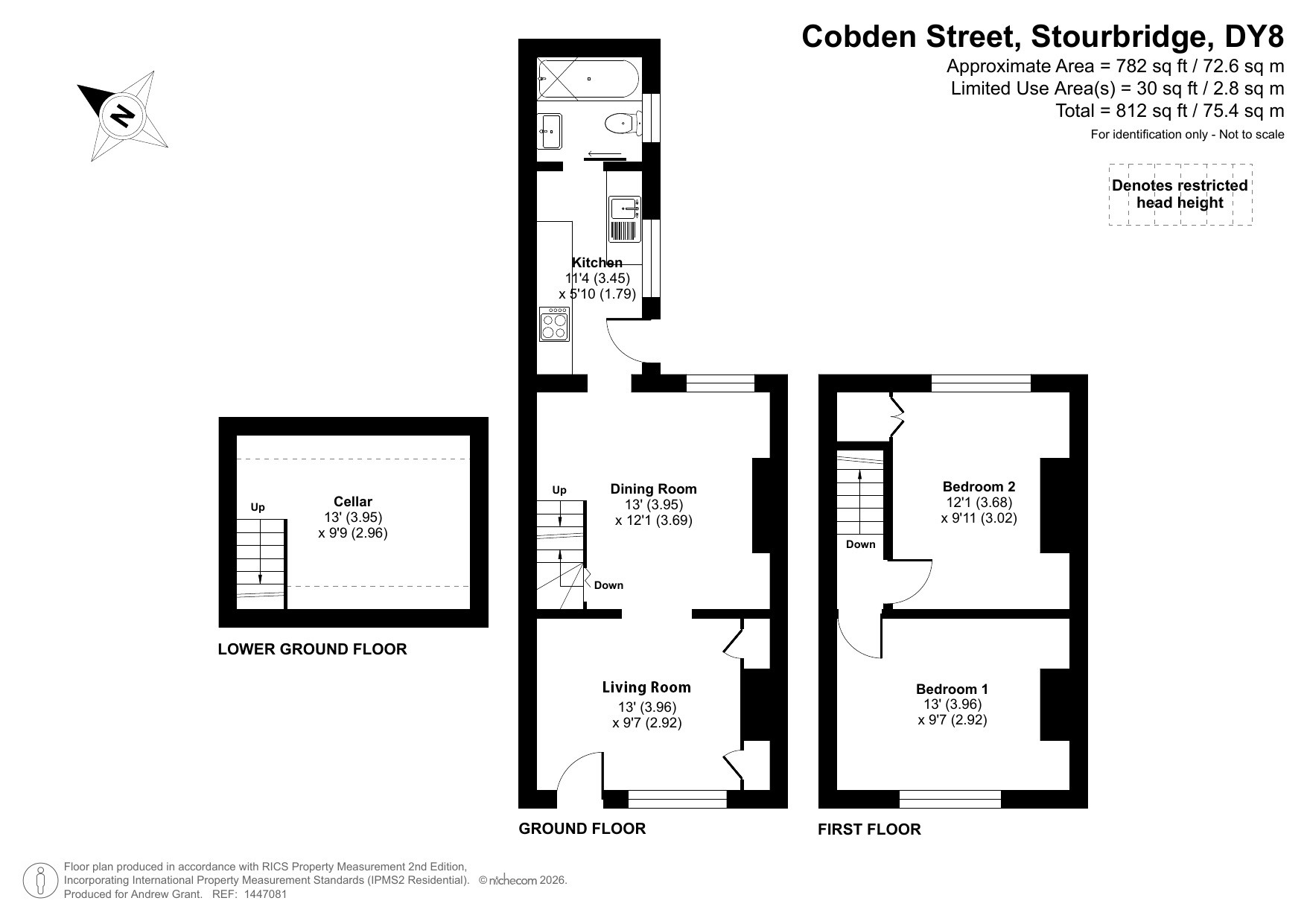 16, Cobden Street, Stourbridge floorplan