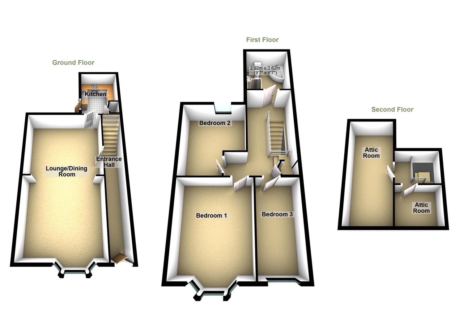 14, Springhead Terrace, Loftus floorplan