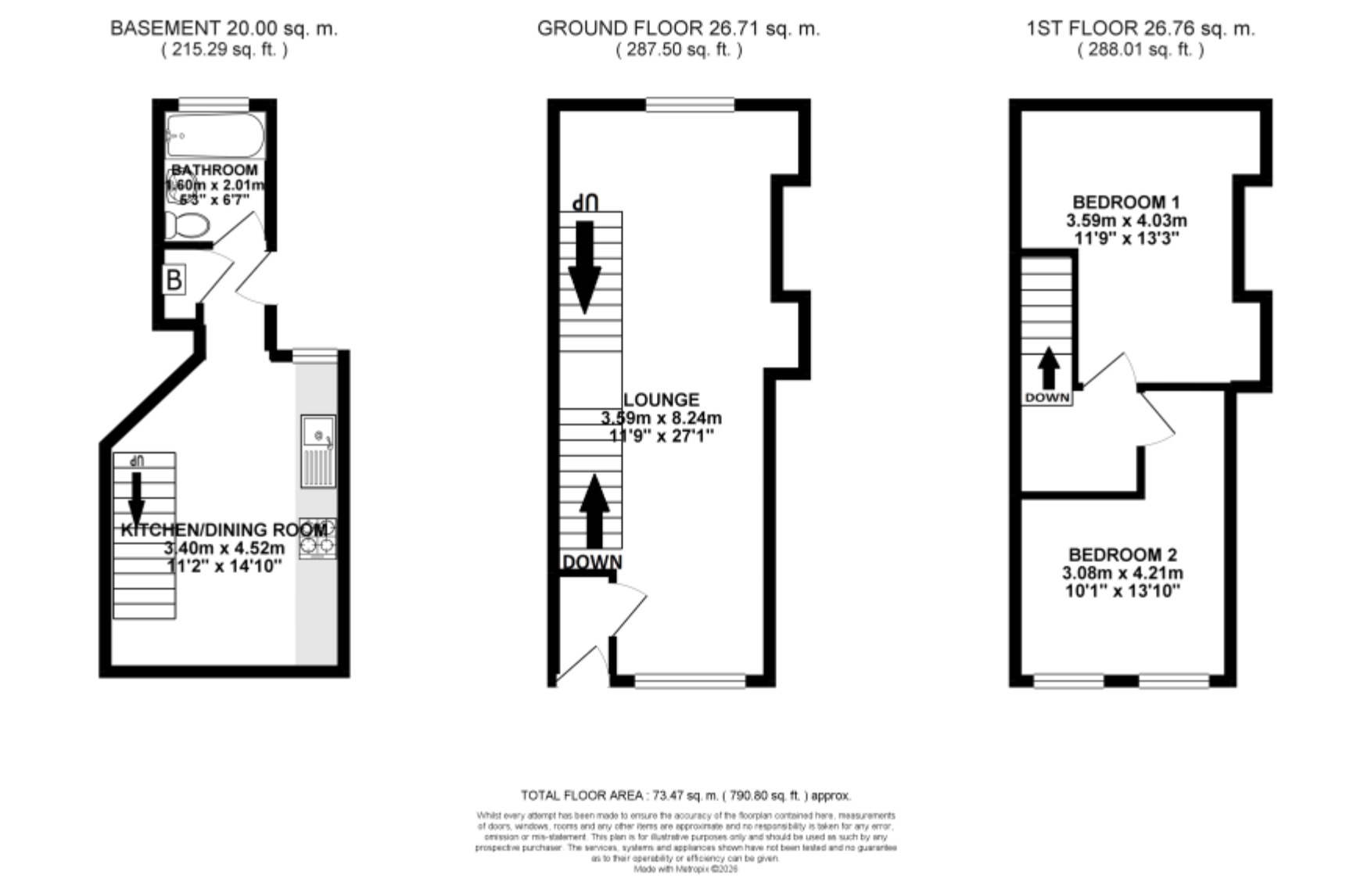 207, King Street, Ebbw Vale floorplan
