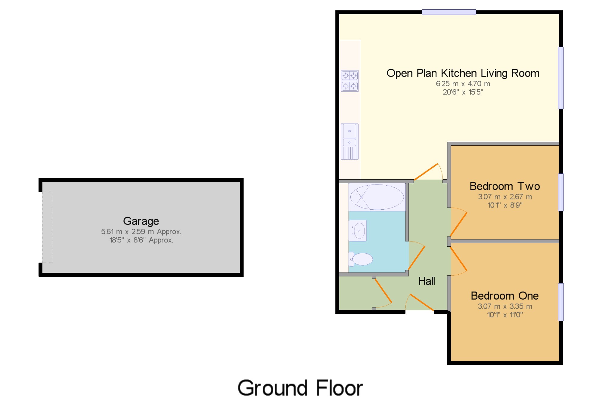 2 Bedrooms Flat for sale in Phelps Mill Close, Dursley, Gloucestershire, . GL11