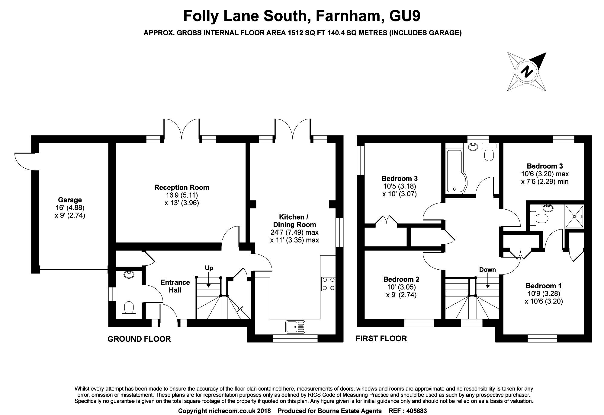 4 Bedrooms Detached house for sale in Folly Lane South, Farnham, Surrey GU9