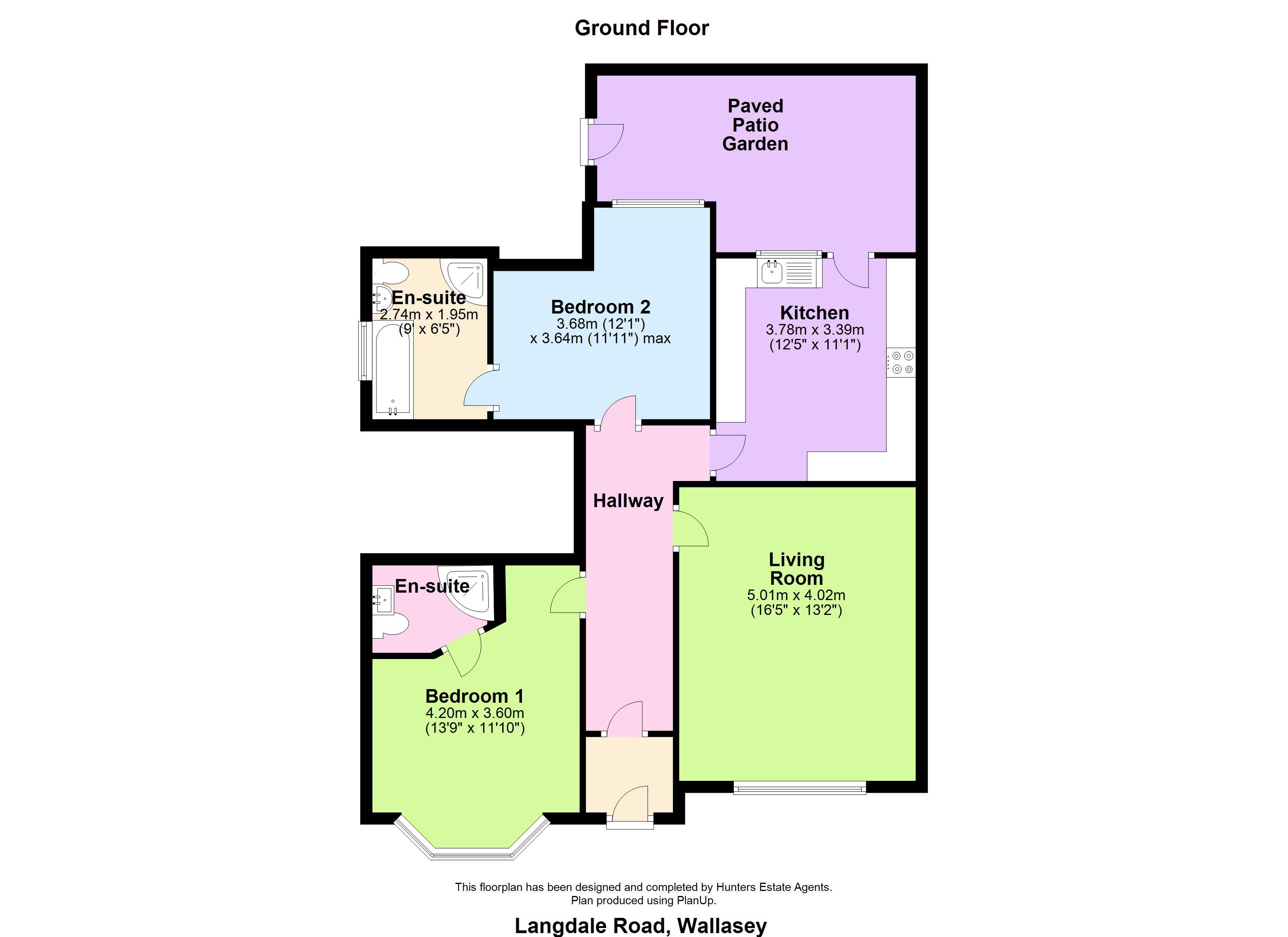 2 Bedrooms Flat for sale in Langdale Road, Wallasey CH45