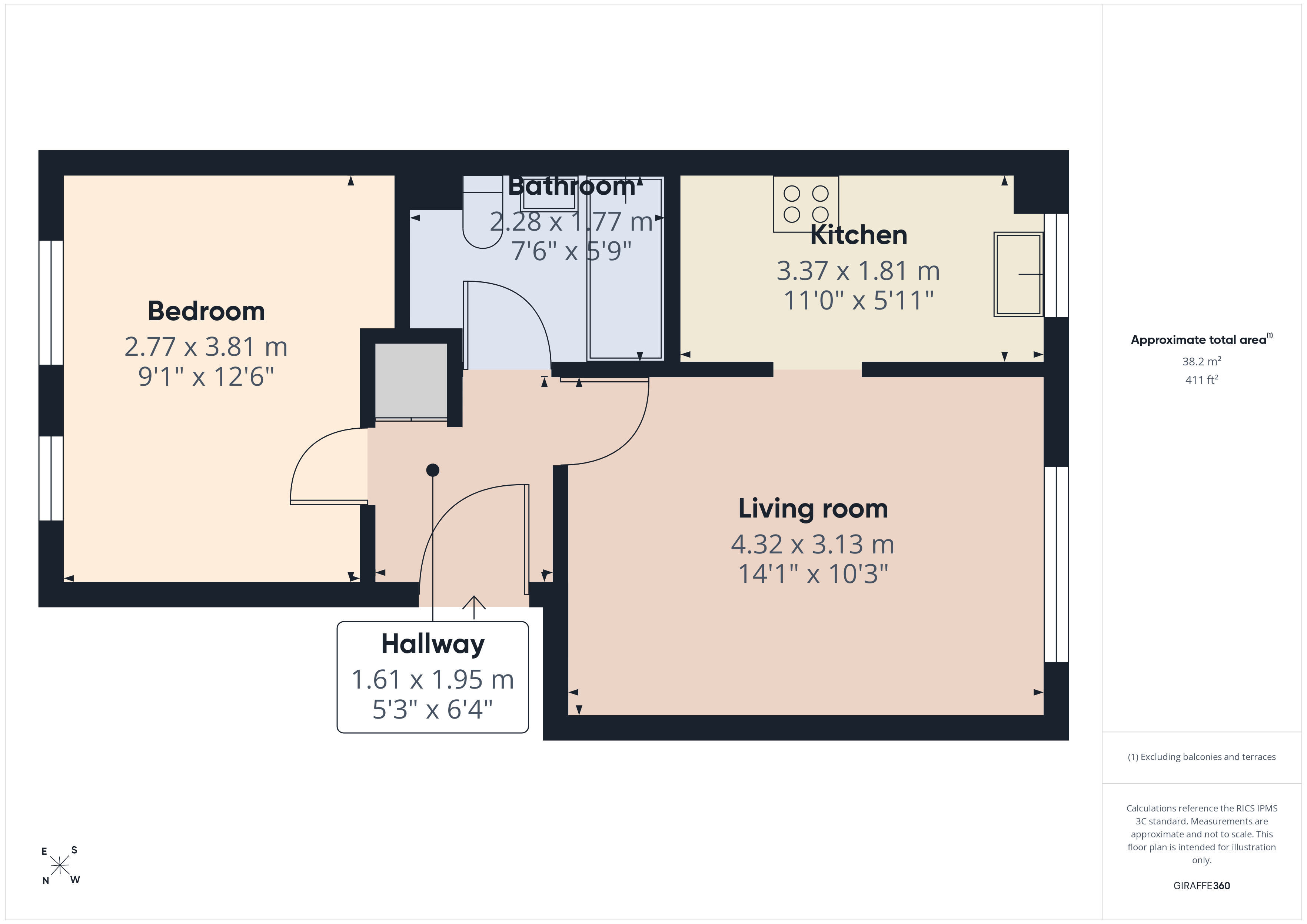 Redford Close, Feltham floorplan