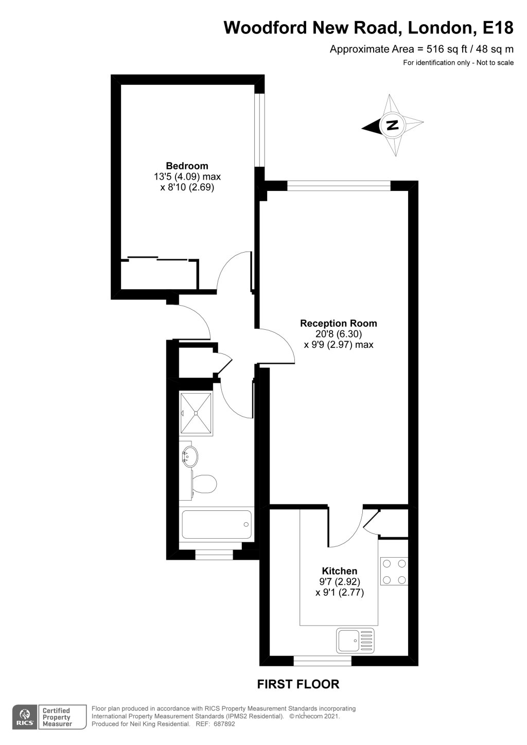 Woodford New Road, South Woodford, London E18, 1 bedroom flat to rent 61419358 PrimeLocation