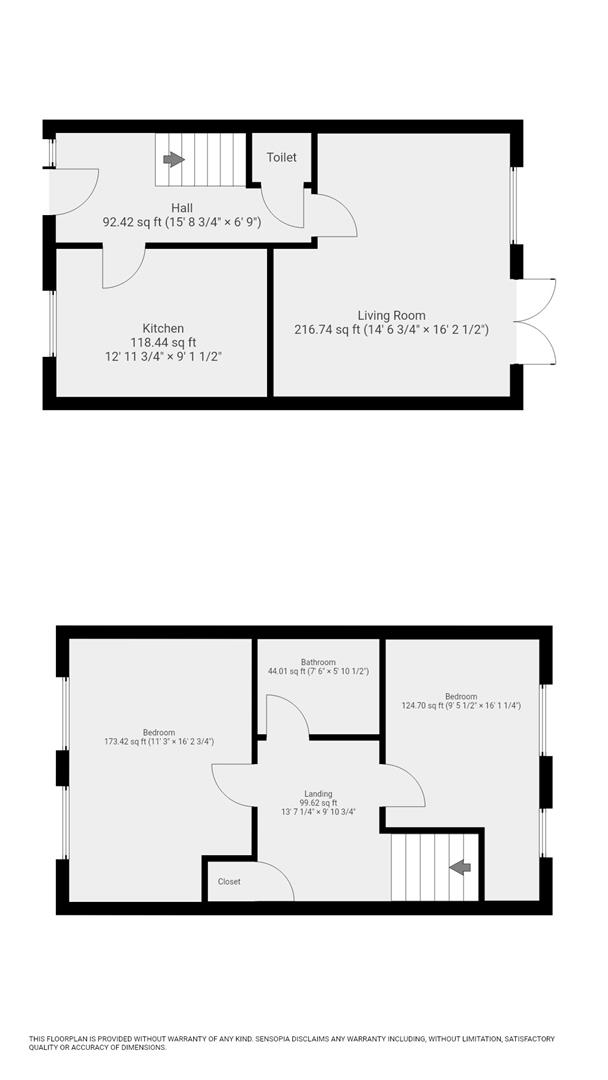 16, King George Way, London floorplan