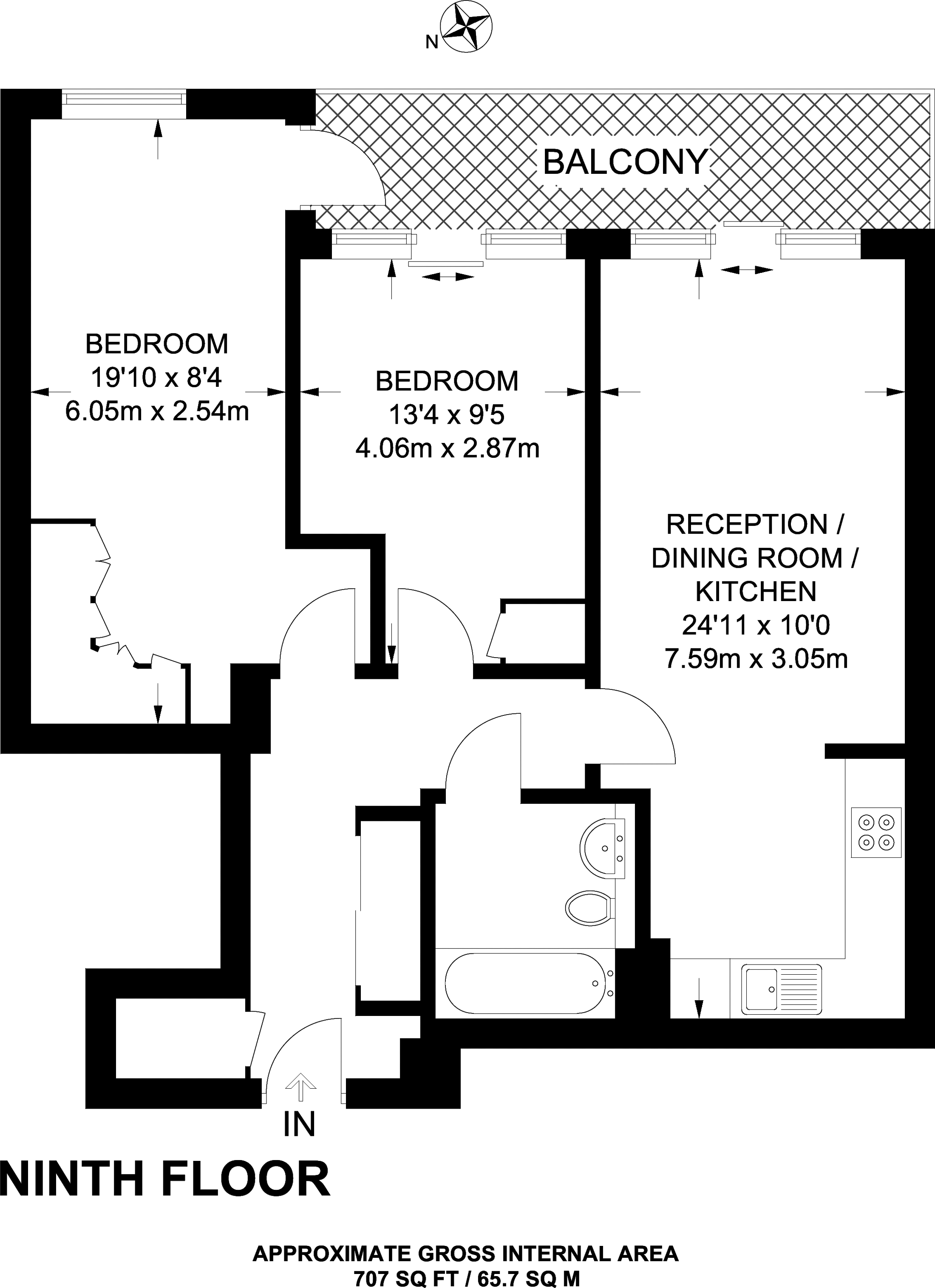 The Oxygen, Royal Docks floorplan
