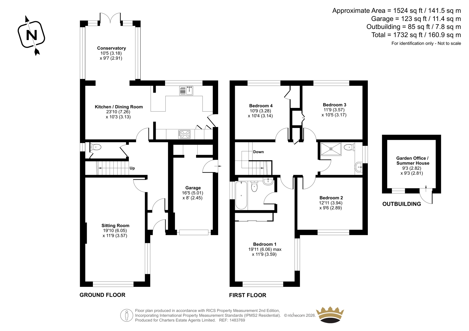 7, Crest Close, Hampshire floorplan