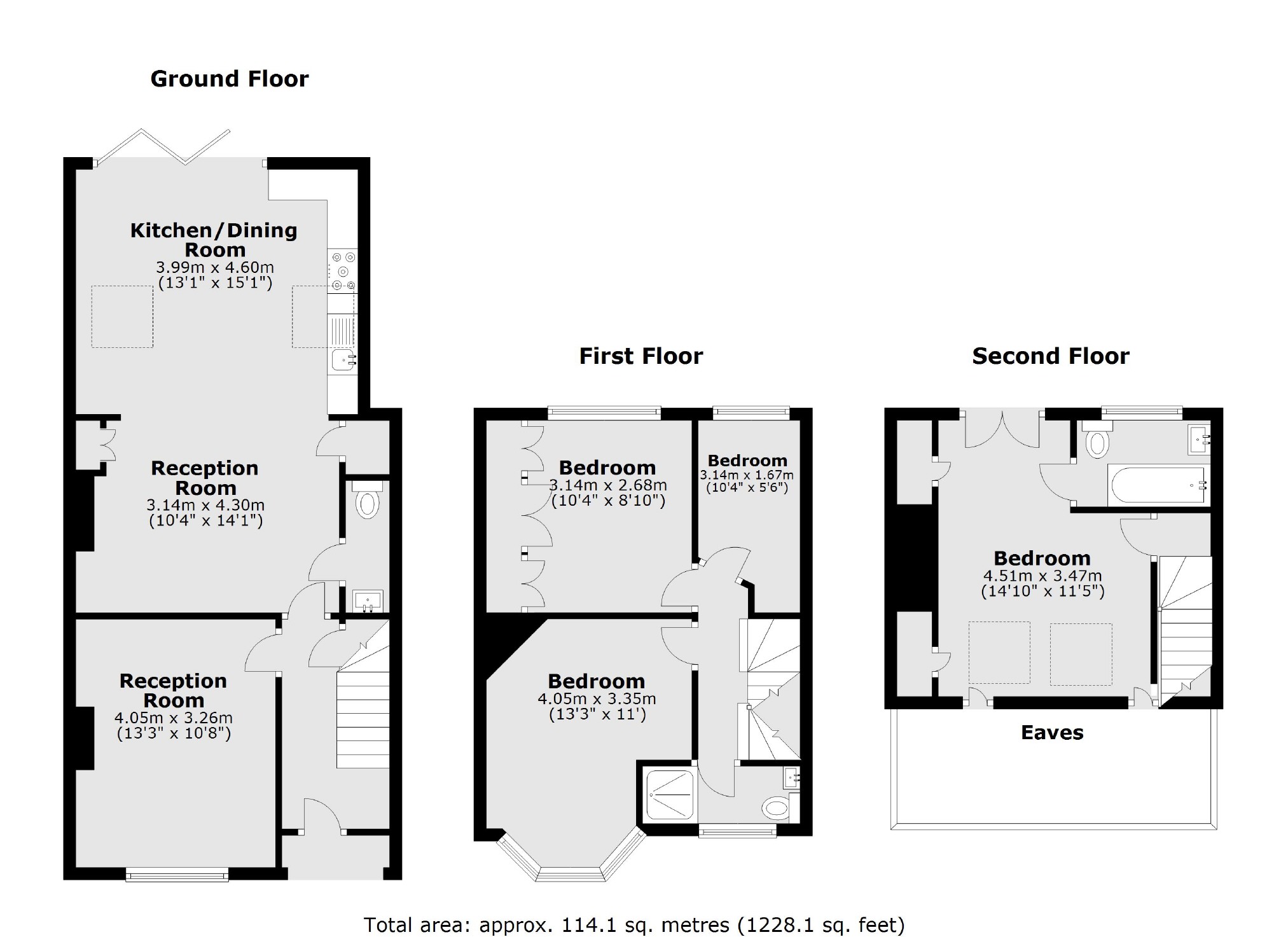 Laurel Road, Hampton Hill, Hampton TW12, 4 bedroom terraced house for