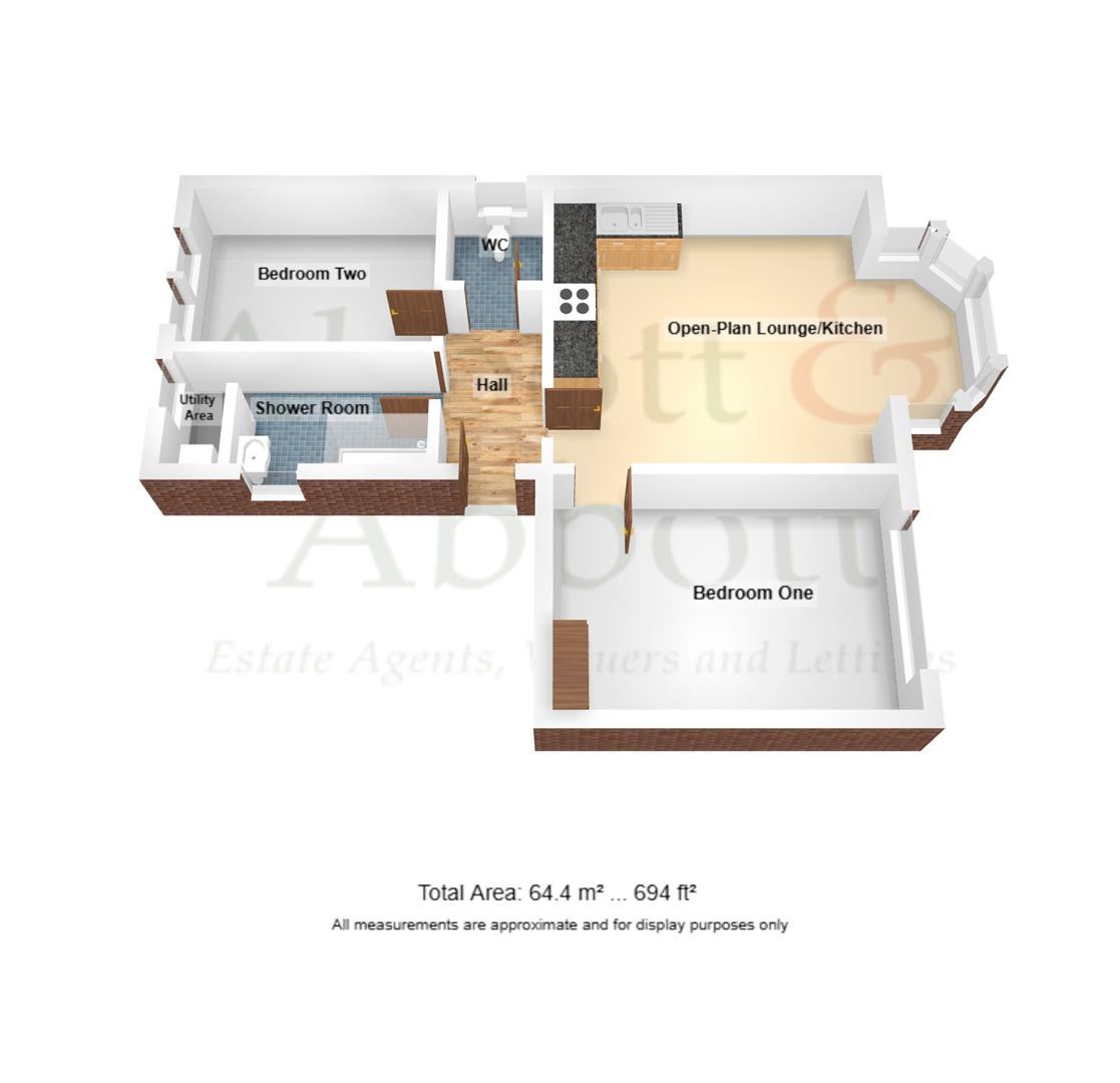 Flat 4, 69, De La Warr Road, Bexhill-On-Sea floorplan