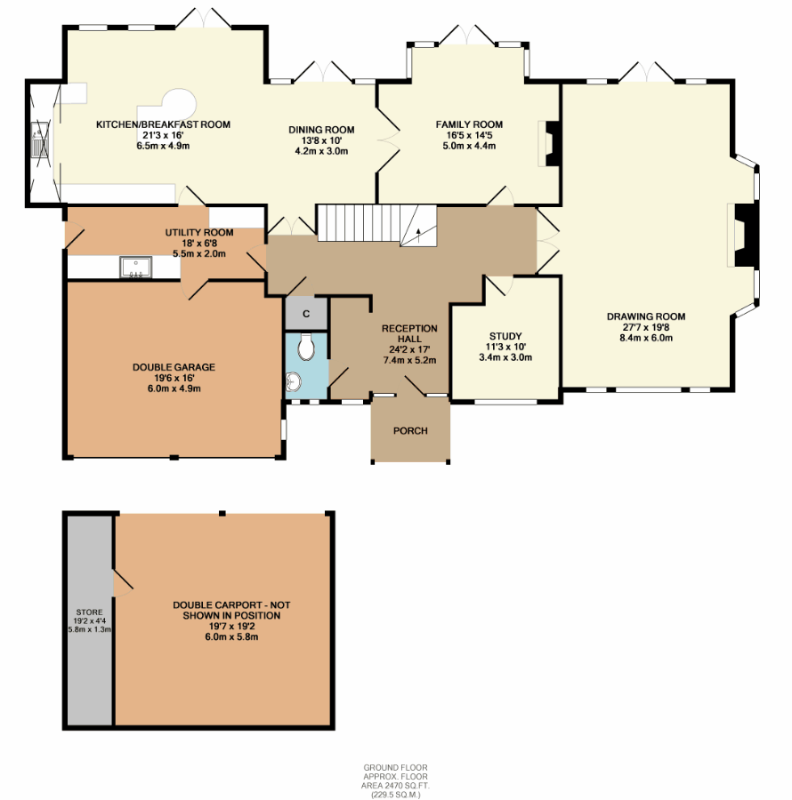 5 Bedrooms Detached house to rent in Waterhouse Lane, Kingswood, Tadworth KT20