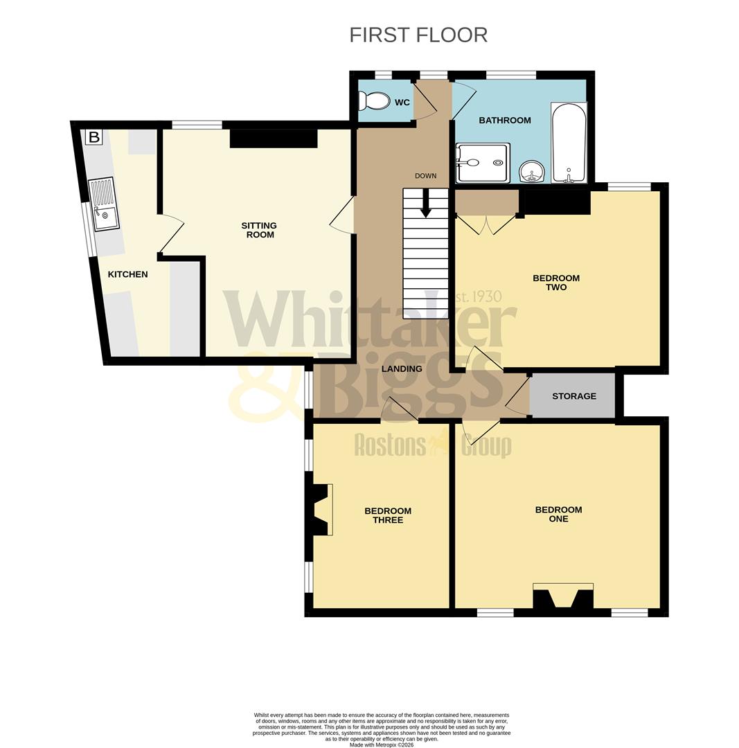 Flat 3, Leekbrook House, Basford Lane, Leek floorplan