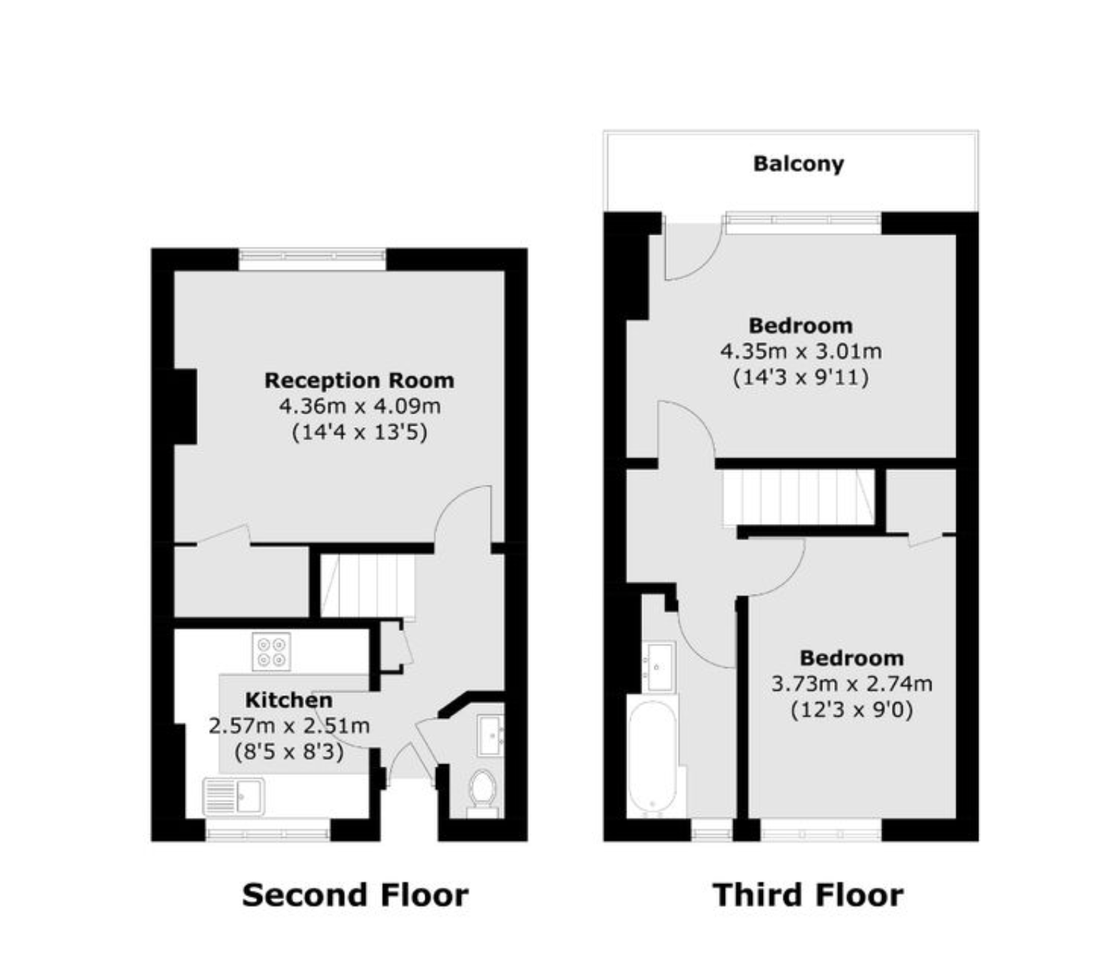 Cluse Court,Flat 13, St. Peter's Street, London floorplan