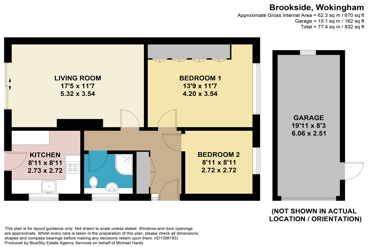 13 Brookside, Wokingham floorplan