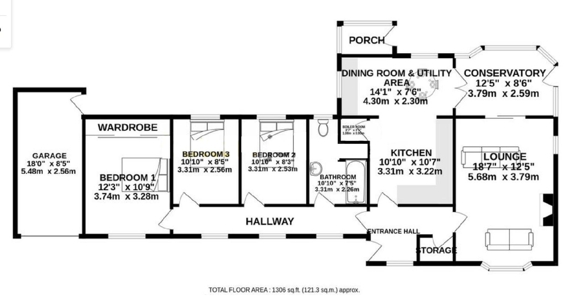 5 Mill Lane, Stoke-On-Trent floorplan