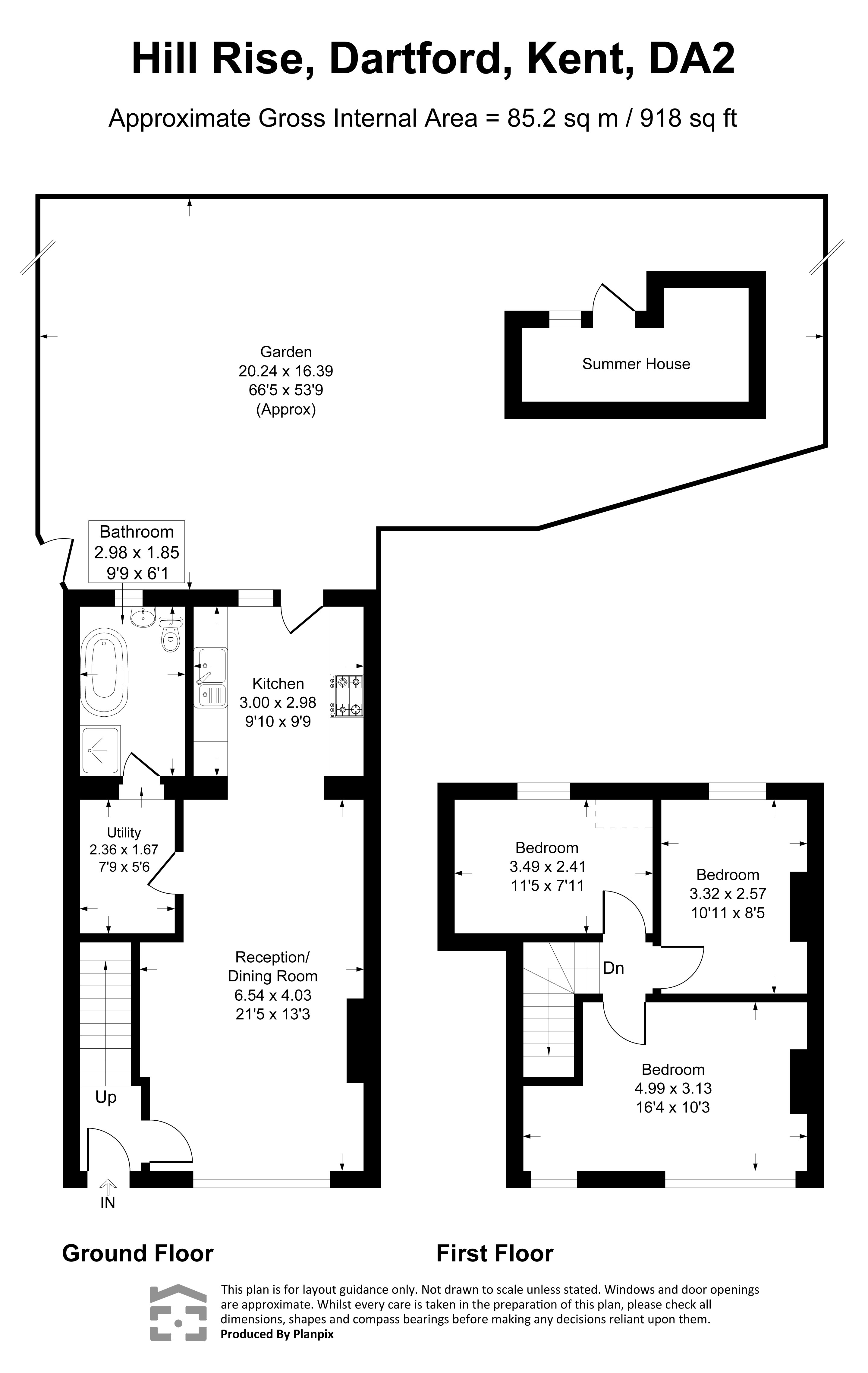 129, Hill Rise, Kent floorplan
