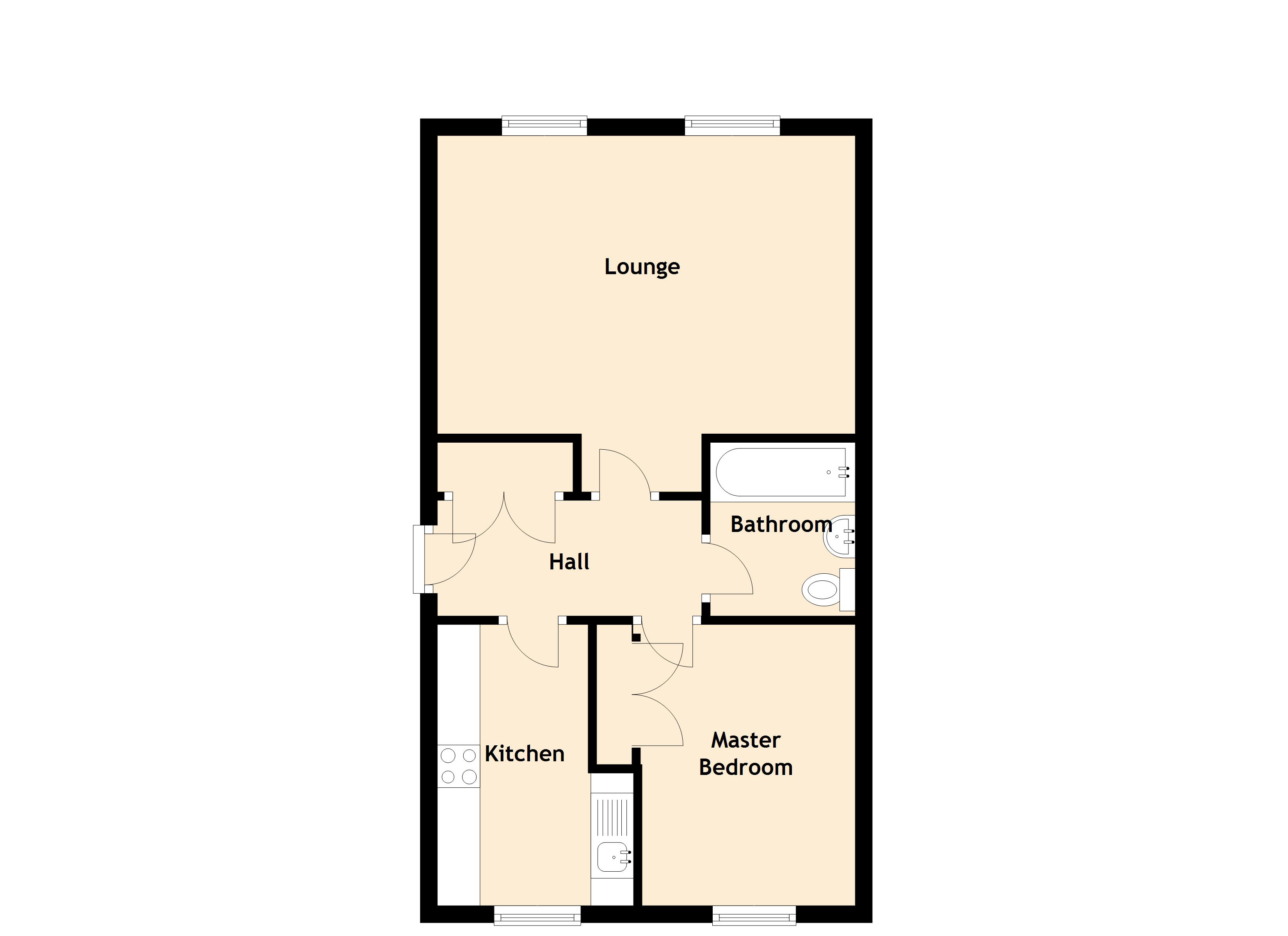 1 Bedrooms Flat for sale in Forbes Place, Paisley, Renfrewshire PA1