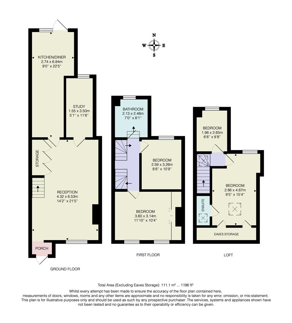 111, Clacton Road, Walthamstow floorplan