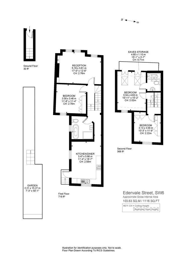 14A, Edenvale Street, London floorplan