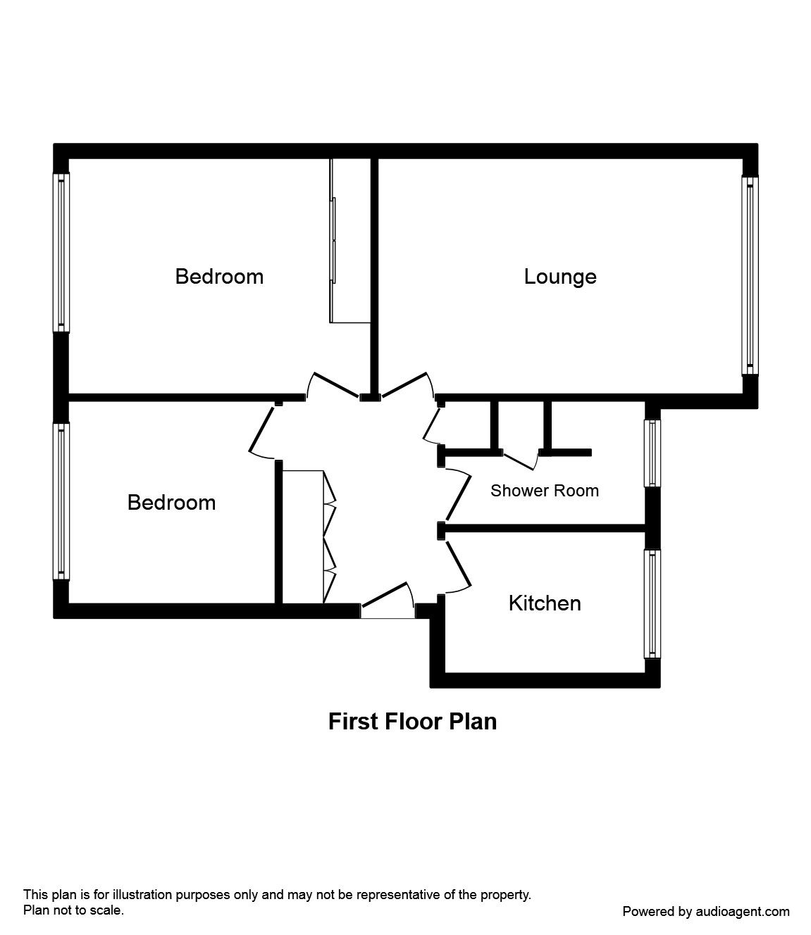 2 Bedrooms Flat to rent in Aldersyde Court, York YO24