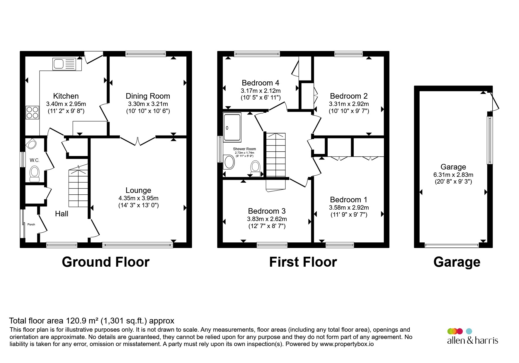 1, Beauly Place, Glasgow floorplan