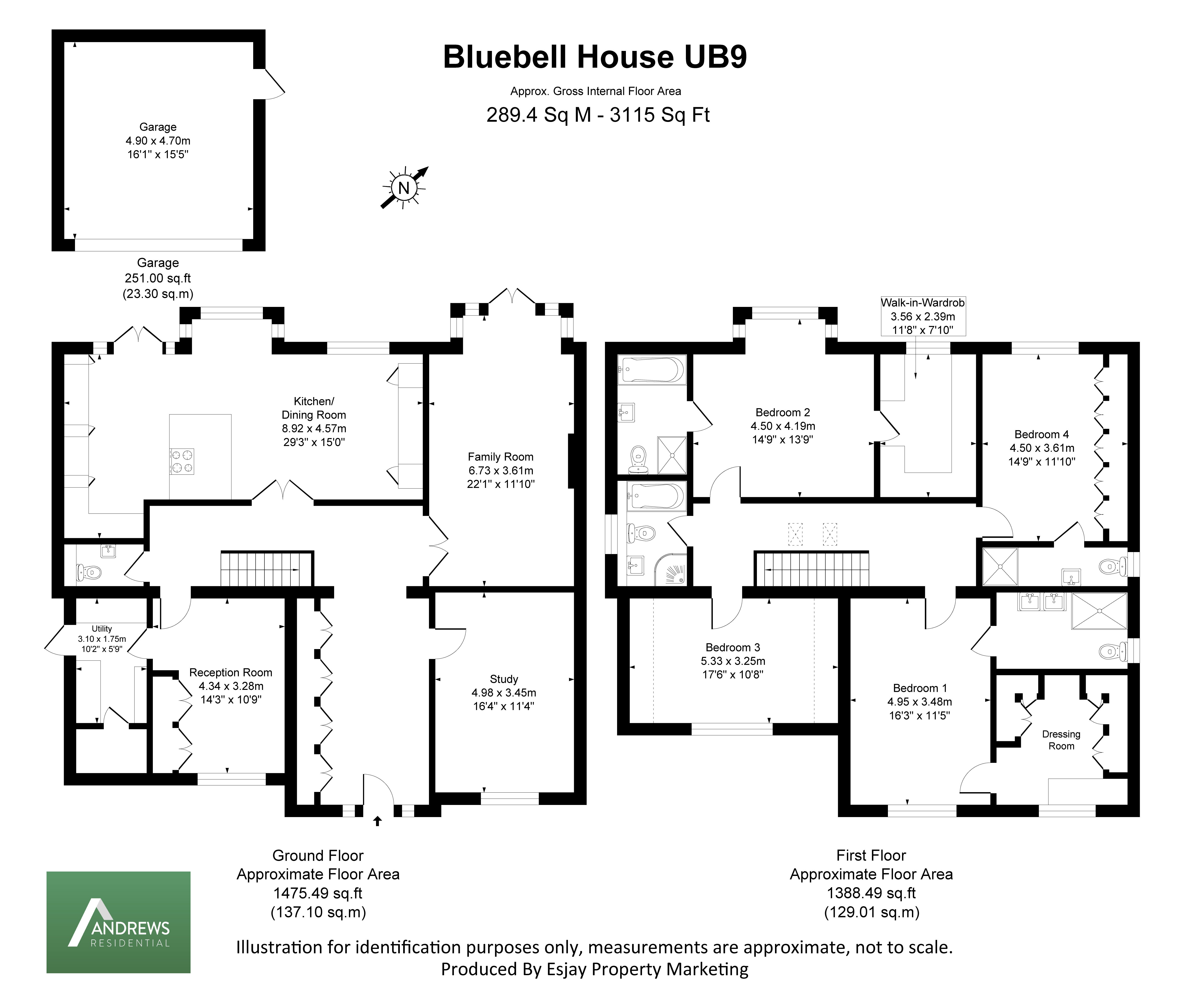 Bluebell House, Broken Gate Lane, Uxbridge floorplan