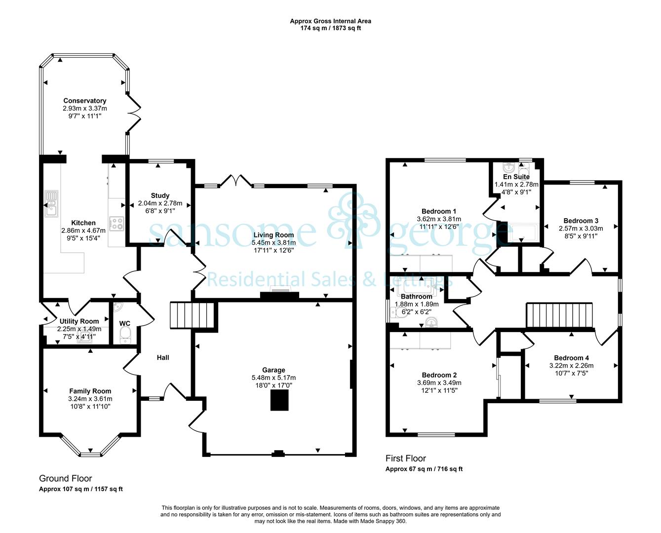 14, Roebuck Rise, Reading floorplan