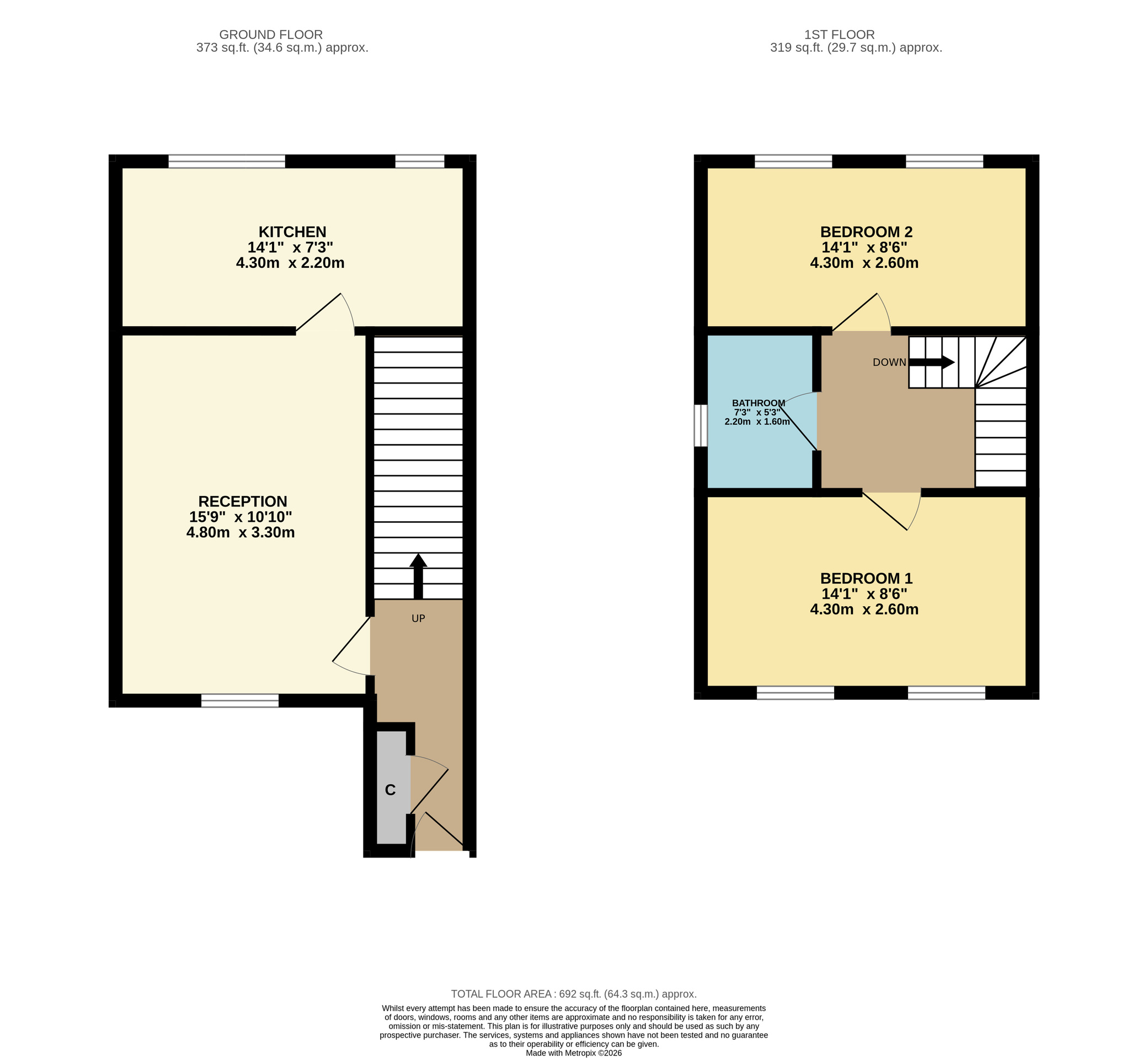 24 West Pilton Lea, Edinburgh floorplan