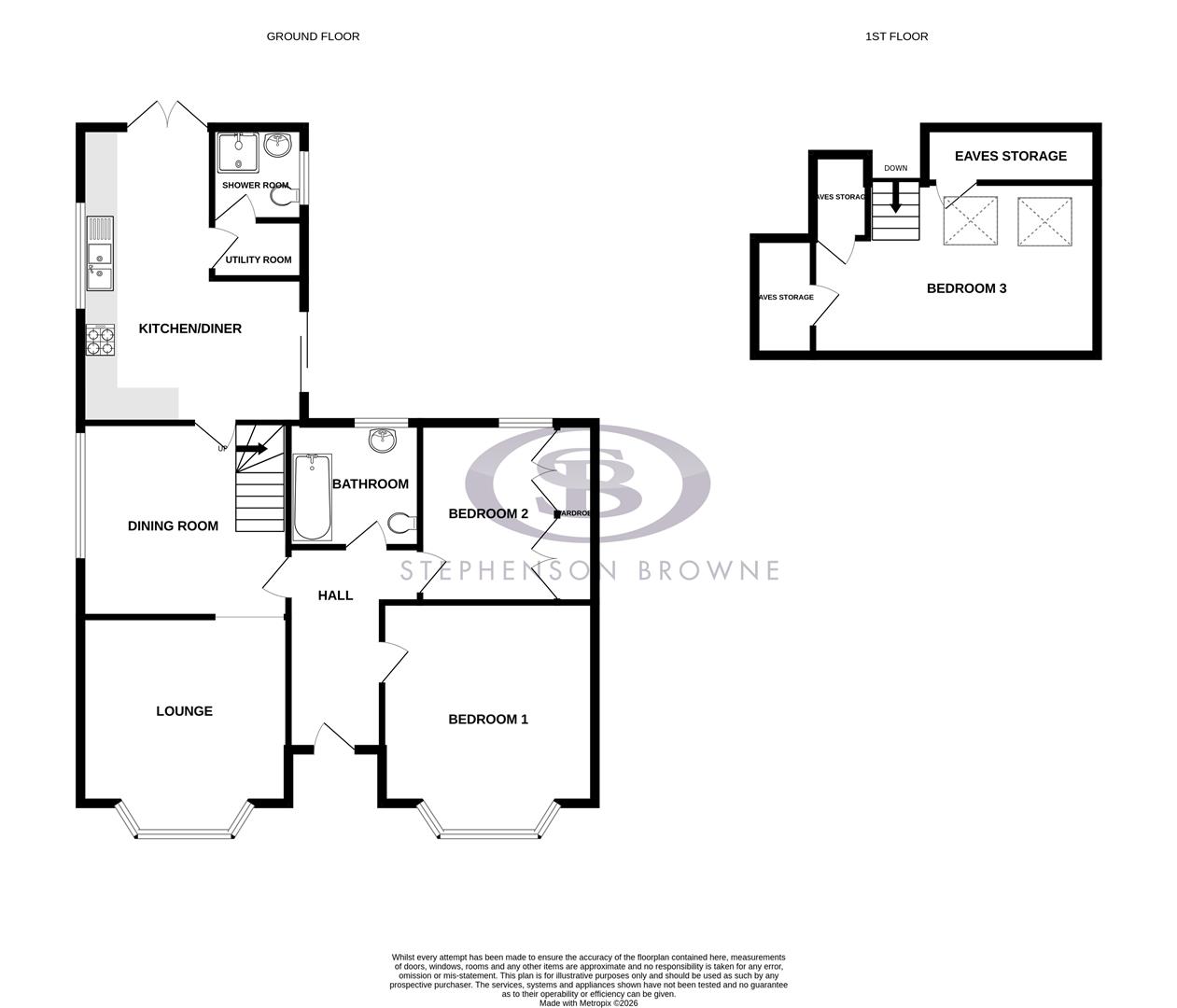 56, Close Lane, Alsager floorplan