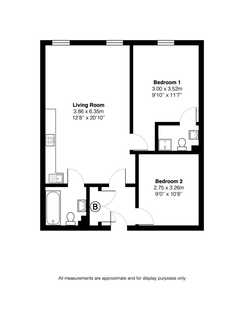 14 Varity House, Vicarage Farm Road, Peterborough floorplan