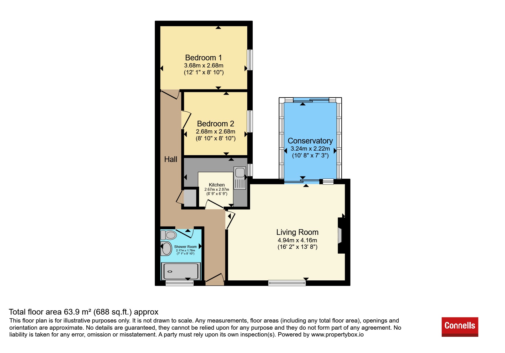 47, The Finches, Weymouth floorplan