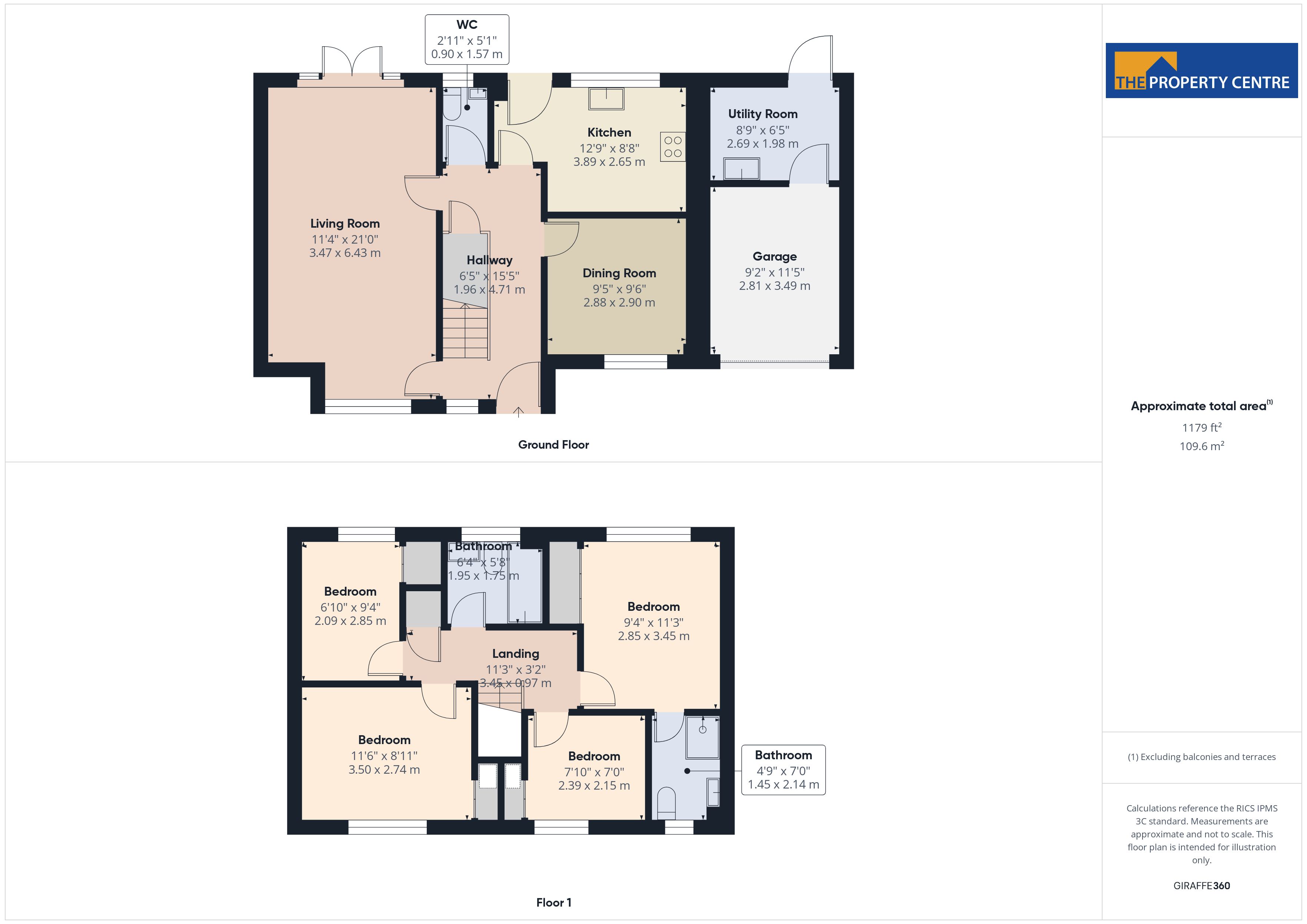 26, Fox Close, Gloucestershire floorplan