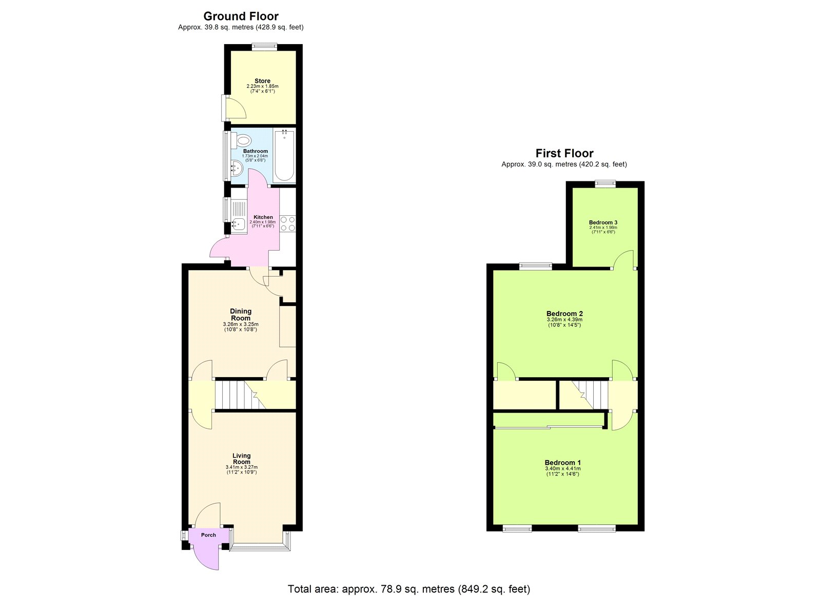 45, Vicarage Lane, Kings Langley floorplan