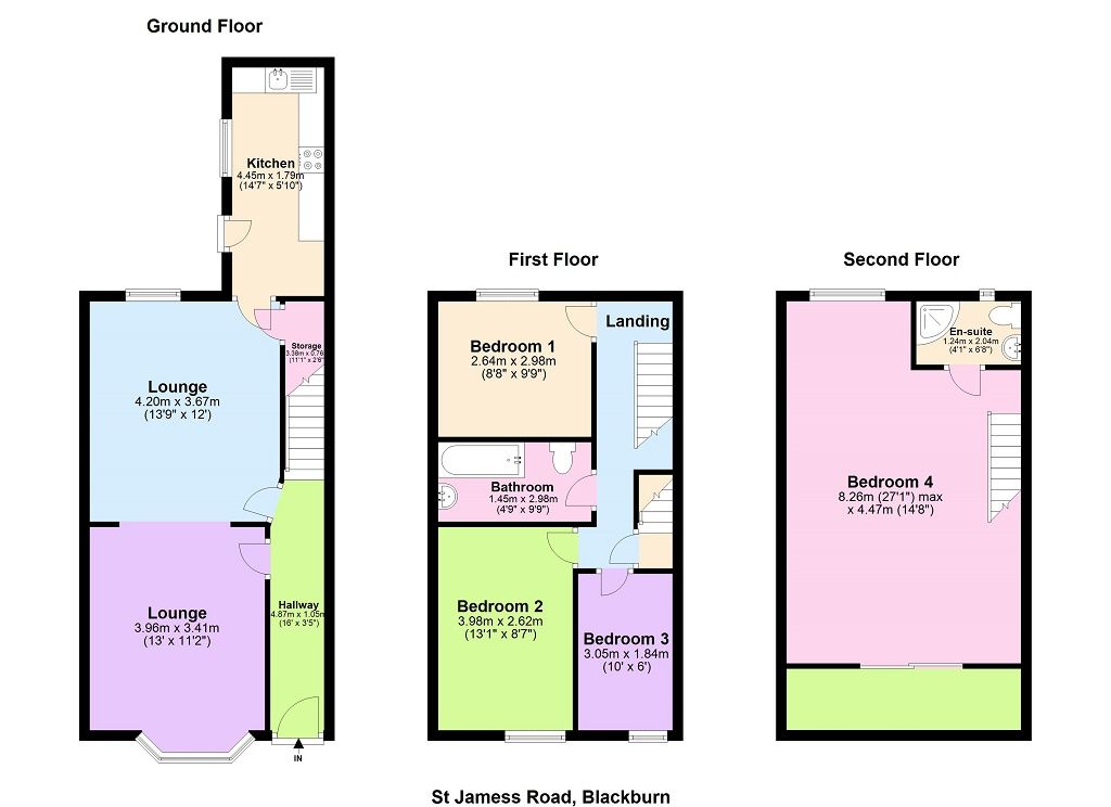 4 Bedrooms Terraced house for sale in St. James's Road, Blackburn BB1