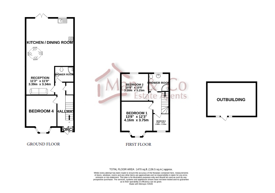 35, St. Paul's Avenue, London floorplan