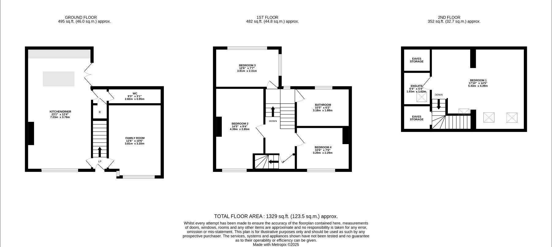 38, Rose Terrace, Leeds floorplan