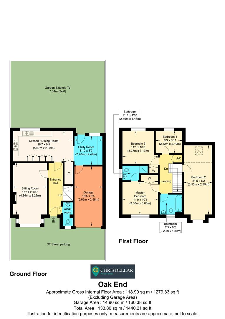 2, Oak End, Buntingford floorplan