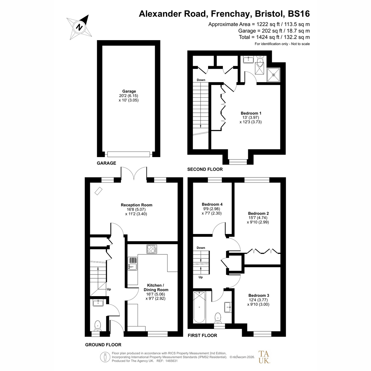 35, Alexander Road, Bristol floorplan