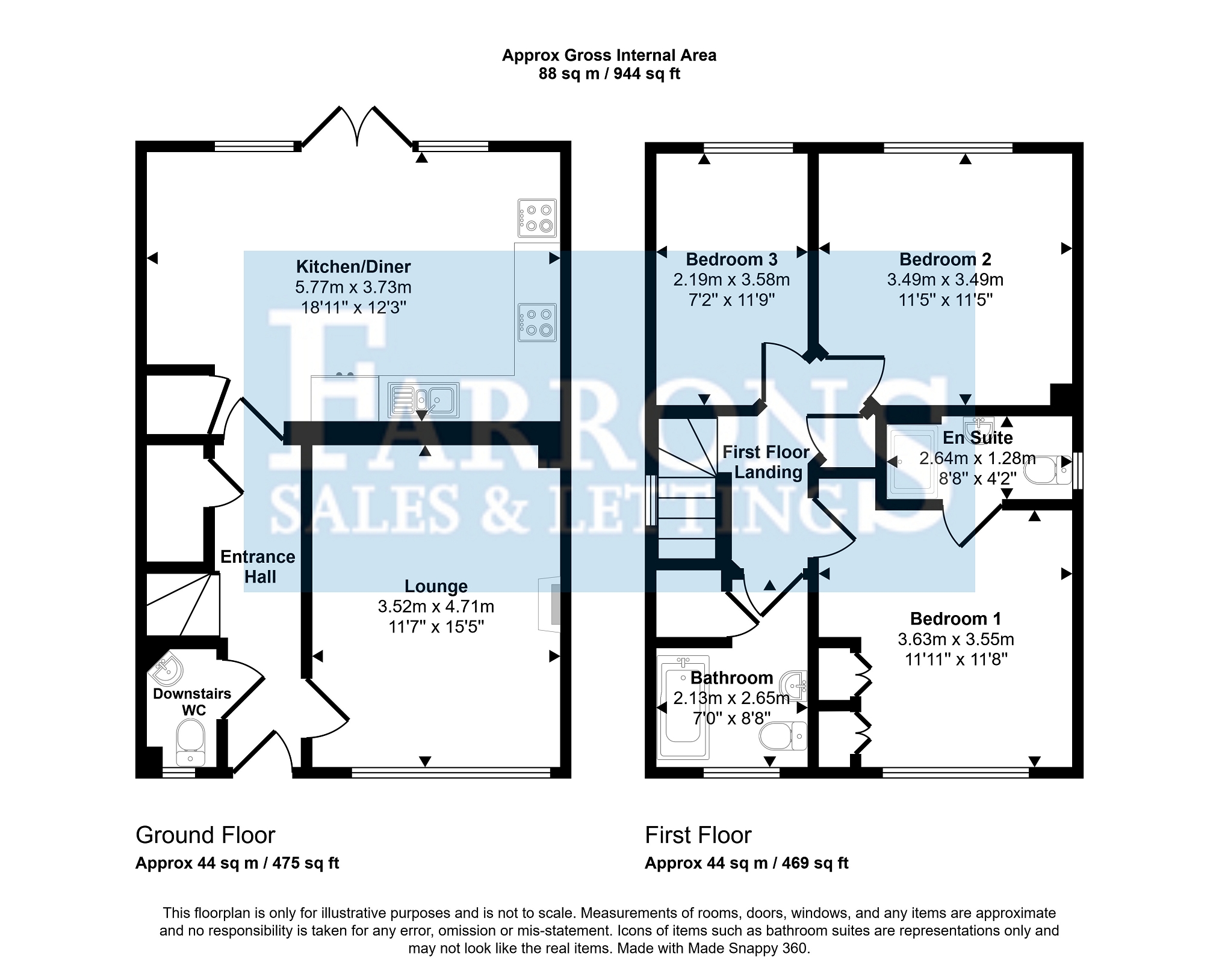 32, Guernsey Road, Winscombe floorplan