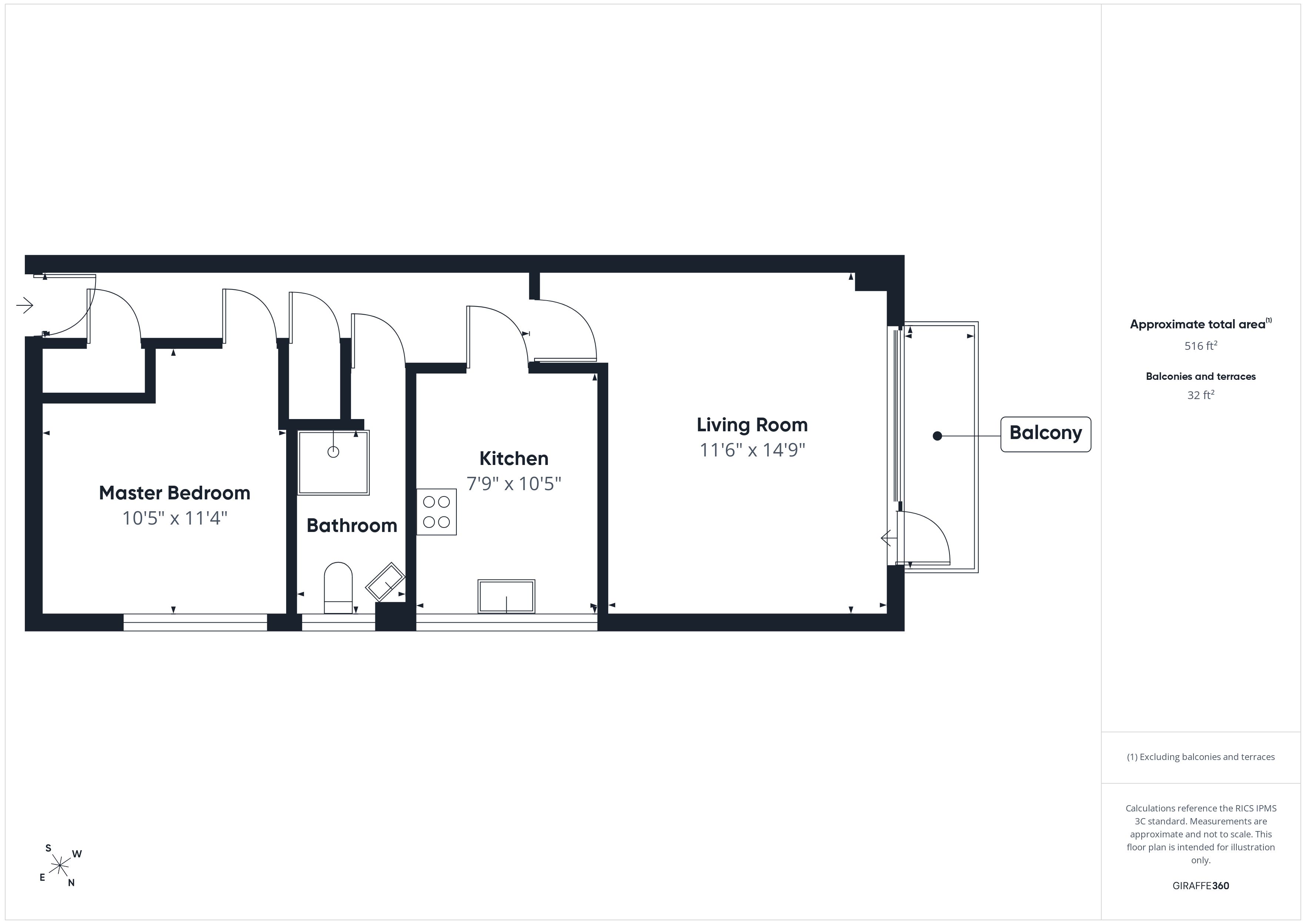 Arundel Court, Slough floorplan
