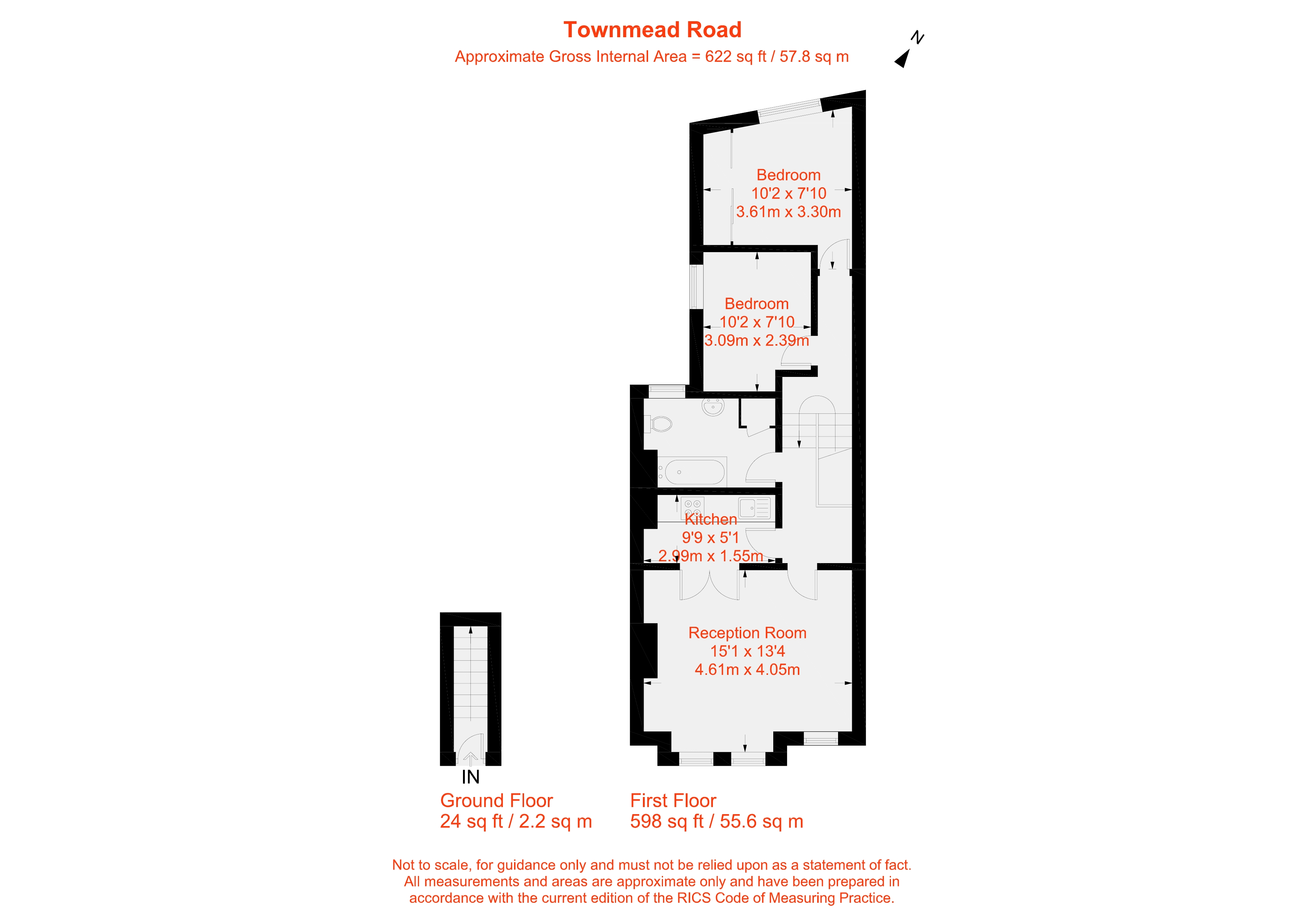 TFF, 46, Townmead Road, Fulham floorplan