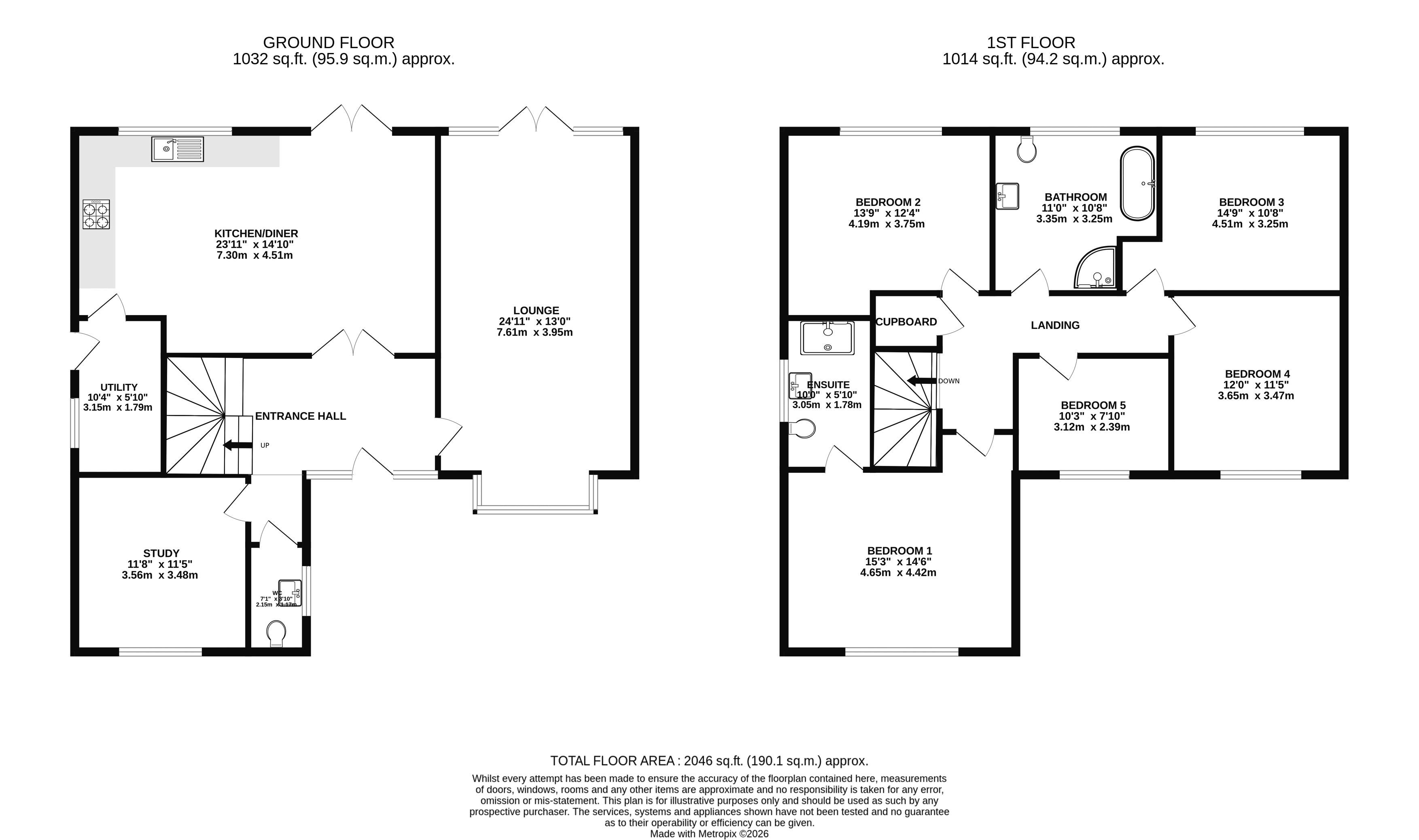 10, Somerby Drive, Doncaster floorplan