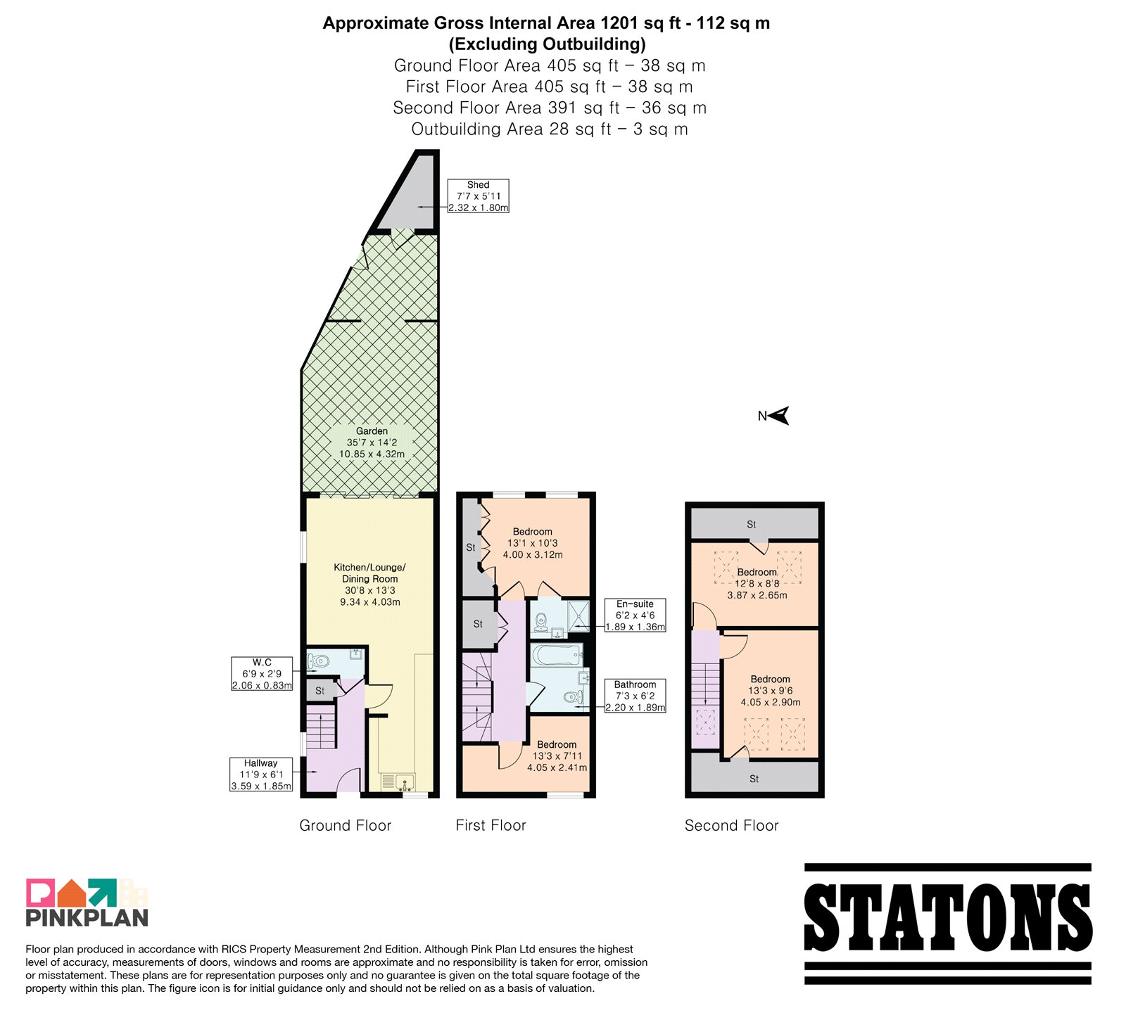 1, Foxley Mews, London floorplan