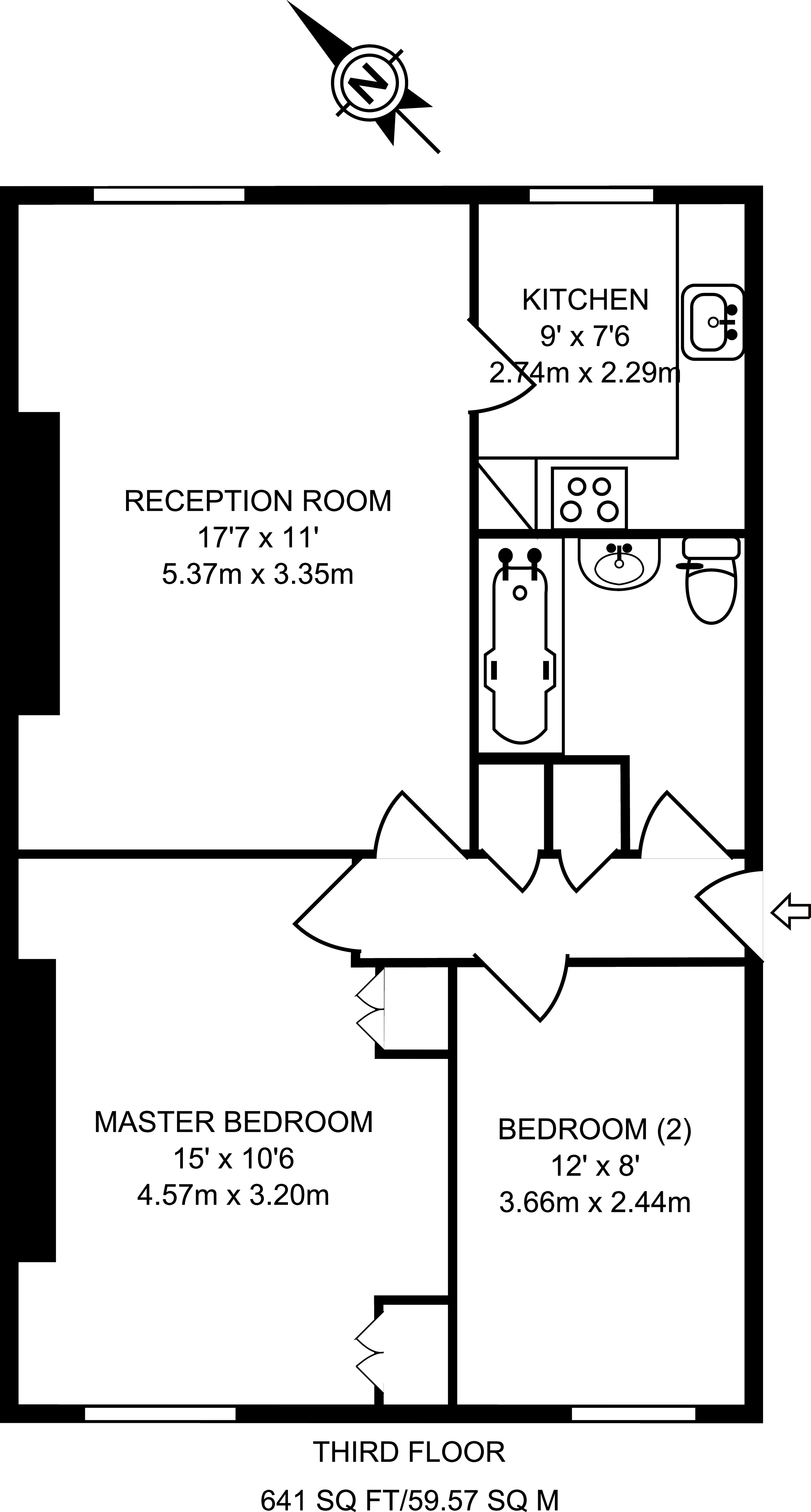 2 Bedrooms Flat to rent in Abbey Road, St John's Wood, London NW8